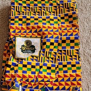 KENTE Print  African Ankara Wax Print, 100% Cotton, Sell by 6 Yards